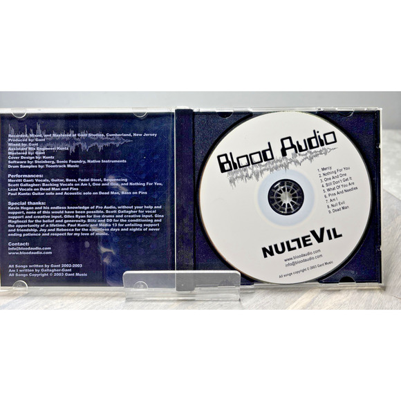 Blood Audio – Nulevil (CD) Industrial Experimental Electronic Rare Underground A - Picture 3 of 5